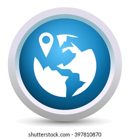 world   pin icon  