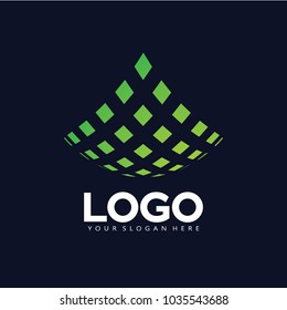 world pixel logo icon