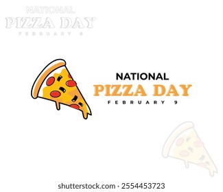 World Pizza Day Celebration, Pizza Day Global Event, World Pizza Poster, National Pizza Day Design, Important day, February 9, meal, lunch.