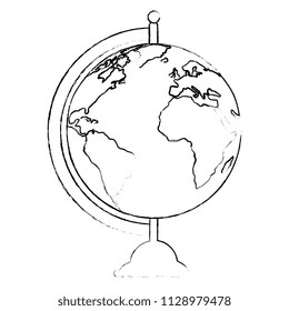 world planet earth ecology icon