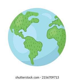 world planet earth ecology icon