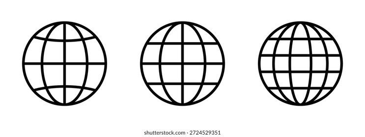 Mundo Planeta Tierra Icono del globo	