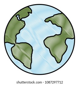 world planet earth icon