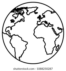 world planet earth icon