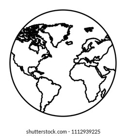 world planet earth icon