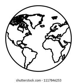 world planet earth icon