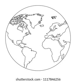 world planet earth icon
