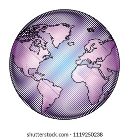 world planet earth icon