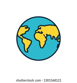 World Globe Stock Vector (royalty Free) 51229714 