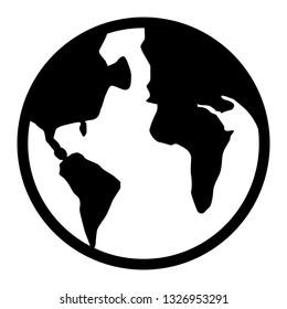 world planet earth icon