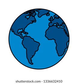world planet earth icon