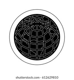 world planet earth icon