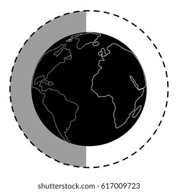 world planet earth icon