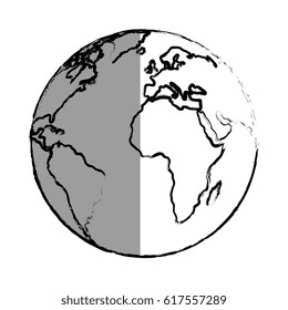 world planet earth icon