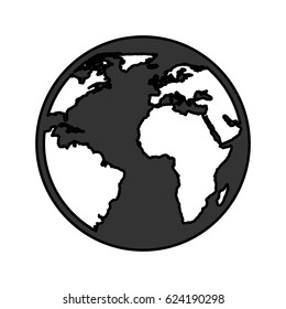 world planet earth icon