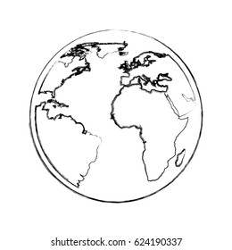 world planet earth icon
