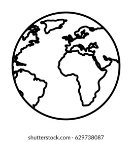 world planet earth icon