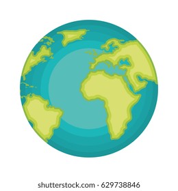 world planet earth icon