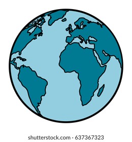 world planet earth icon