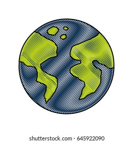 world planet earth icon