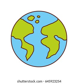 world planet earth icon