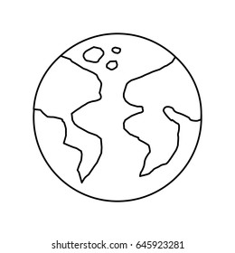 world planet earth icon