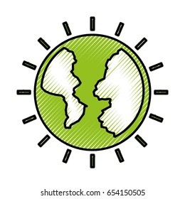 world planet earth icon