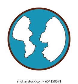 world planet earth icon