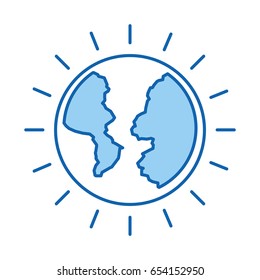 world planet earth icon
