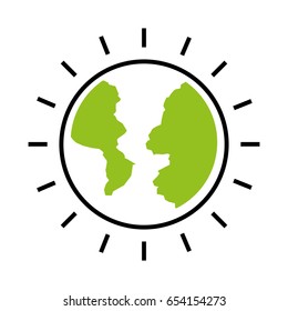 world planet earth icon