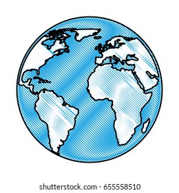 world planet earth icon