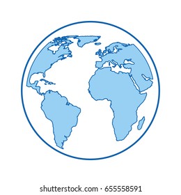 world planet earth icon