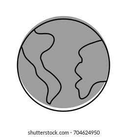 world planet earth icon