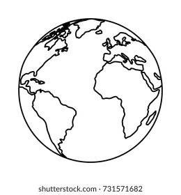 world planet earth icon