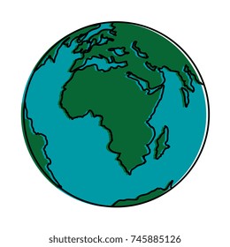 world planet earth icon