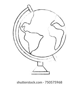 world planet earth icon