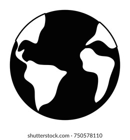 world planet earth icon