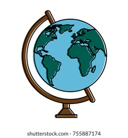 world planet earth icon