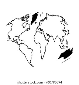 world planet earth icon
