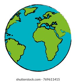 world planet earth icon