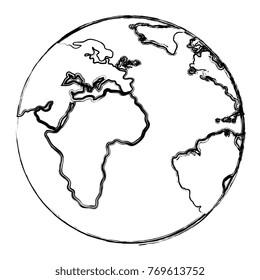 world planet earth icon
