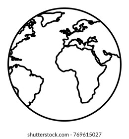 world planet earth icon