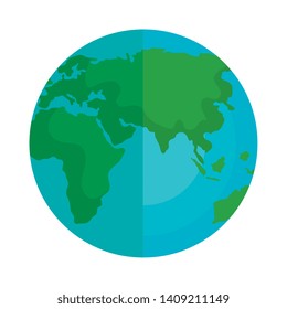world planet earth icon vector illustration