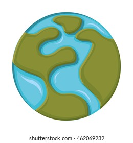 world planet earth icon vector illustration design