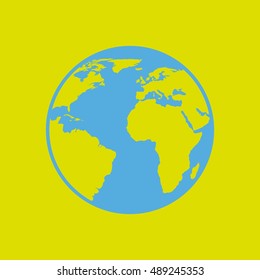 world planet earth icon vector illustration design