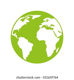 world planet earth icon vector illustration design