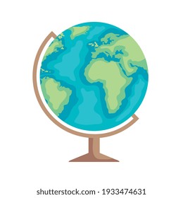 world planet earth isolated icon