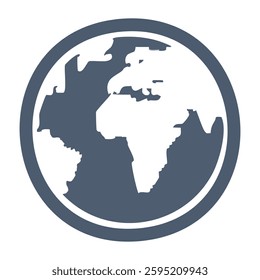 World planet earth isolated icon vector illustration graphic design