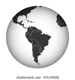 world planet earth isolated icon vector illustration design