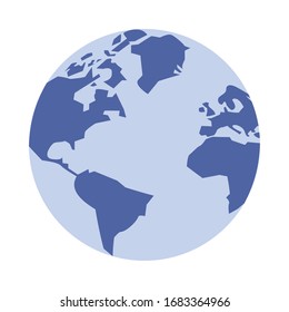 world planet earth maps icon vector illustration design